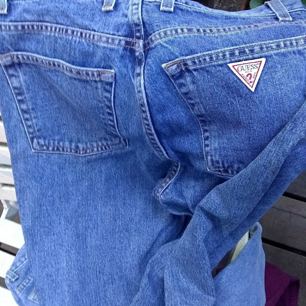High waisted vintage womens blue jean lot